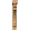 Ekena Millwork Olympic Block Rough Sawn Bracket w/ Offset Brace, Western Red Cedar, 6"W x 32"D x 38"H BKT0604X32X38OLY05RWR - alternate 2